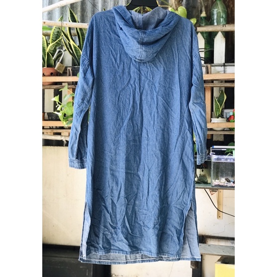 Đầm Hoodie denim-freesize E2