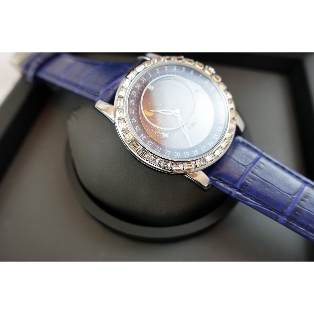 Đồng hồ nam cơ automatic ngân hà dây da khóa bướm size 42mm Pantak ngân hà - MR WATCH CS3