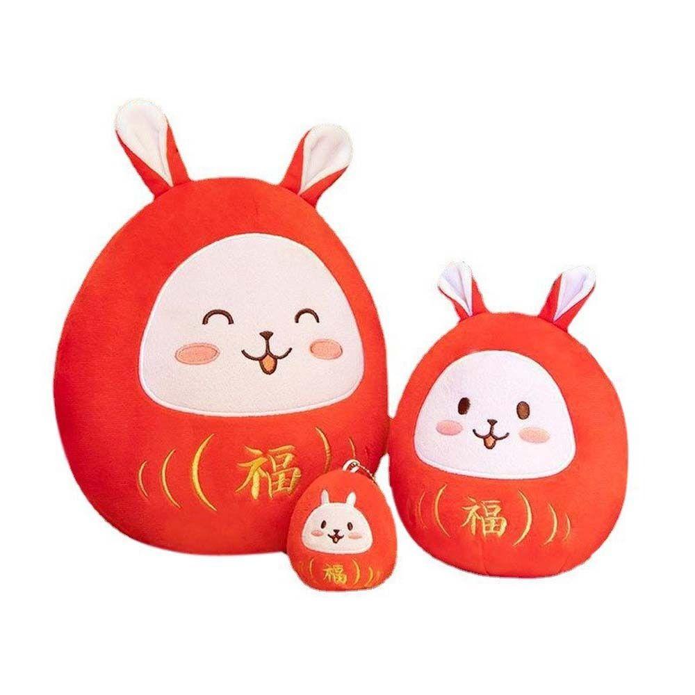 DARNELL Thỏ Nhồi Bông Mềm Mại Phong Cách Trung Hoa Trang Trí Nhà Cửa