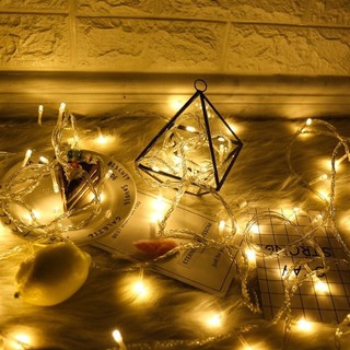 Đèn led trang trí noel, đèn led tráng trí Tết siêu sáng, siêu bền dây 100 đèn, 8 chế độ điều khiển đèn