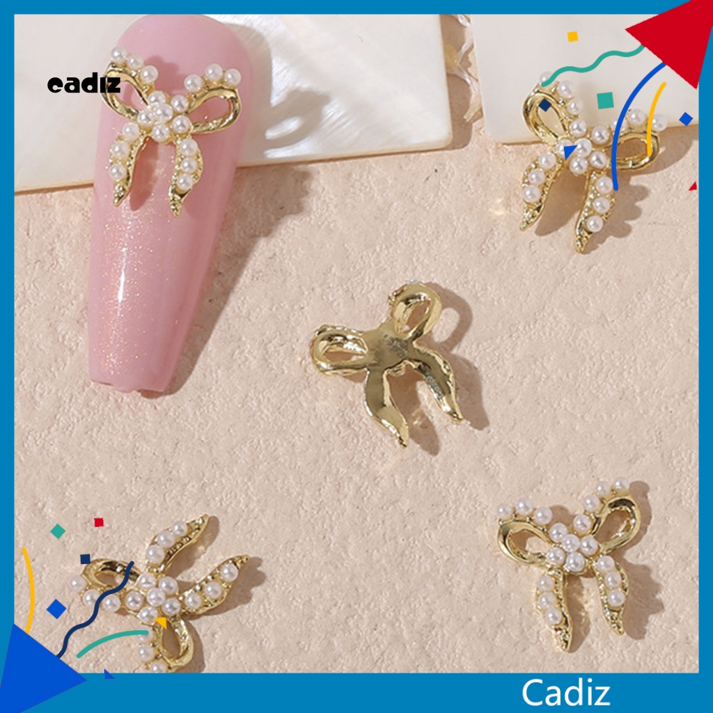 Bộ 20 Phụ Kiện Nơ 3D Trang Trí Móng Tay Xinh Xắn