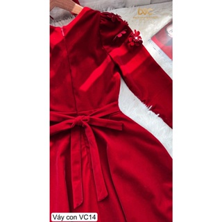 Váy nhungthiết kế cao cấp cho bé gái vc14-dvc - ảnh sản phẩm 6