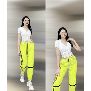 Áo croptop rút dây 2 bên chất thun cực xinh