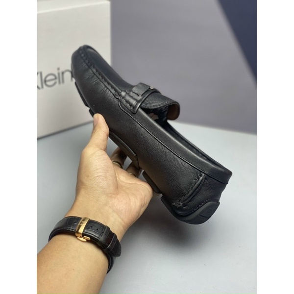 Giày Lười  Calvin Klein Fullbox Chính Hãng Đen