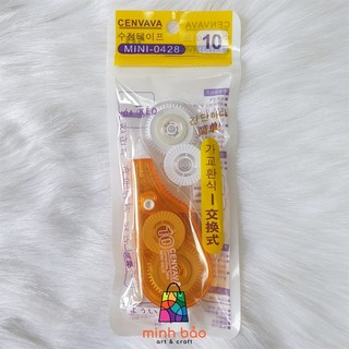 XÓA KÉO CENVAVA MINI 0428 (2 IN 1, 1 XÓA KÉO + 1 RUỘT THAY THẾ)