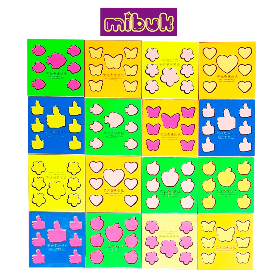 Giấy gấp Origami loại tốt màu sáng giấy gấp hạc thủ công 9x9 14x14 15x15 cm