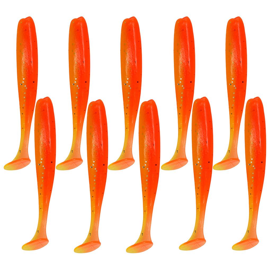 Bộ 10 Mồi Câu Cá Nhân Tạo Bằng PVC Kích Thước 7cm Loại 1