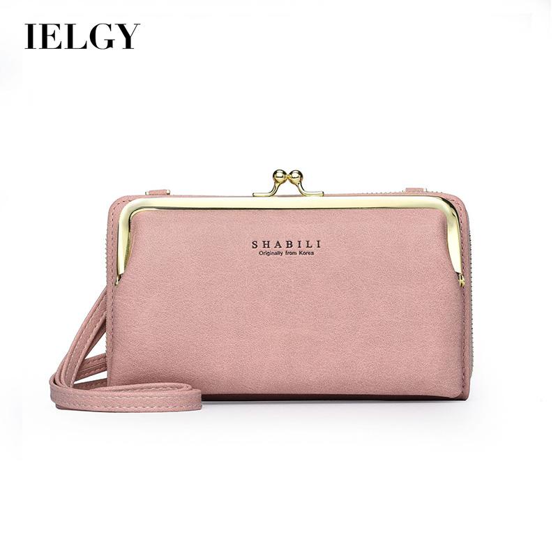 IELGY Túi Đeo Chéo Đựng Điện Thoại Có Khóa Kéo Phong Cách retro Hàn Quốc