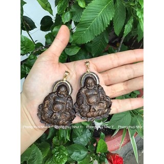 Mặt dây chuyền di lạc gỗ trầm hương