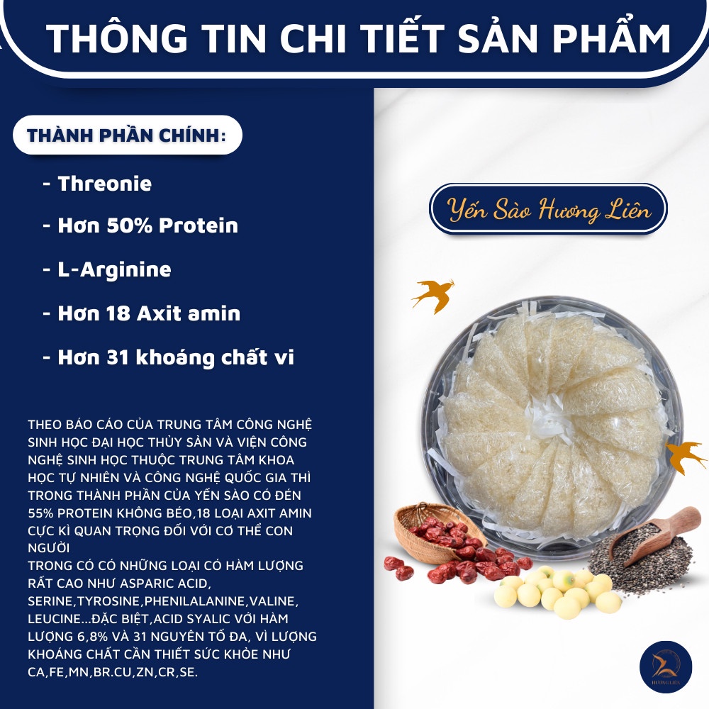 Sét 10gr Yến Vụn Tinh Chế Loại 1 Khánh Hòa Giúp Bồi Bổ Sức Khỏe Ăn Ngon Ngủ Sâu Giấc Cho Bé Tăng Cân Đều