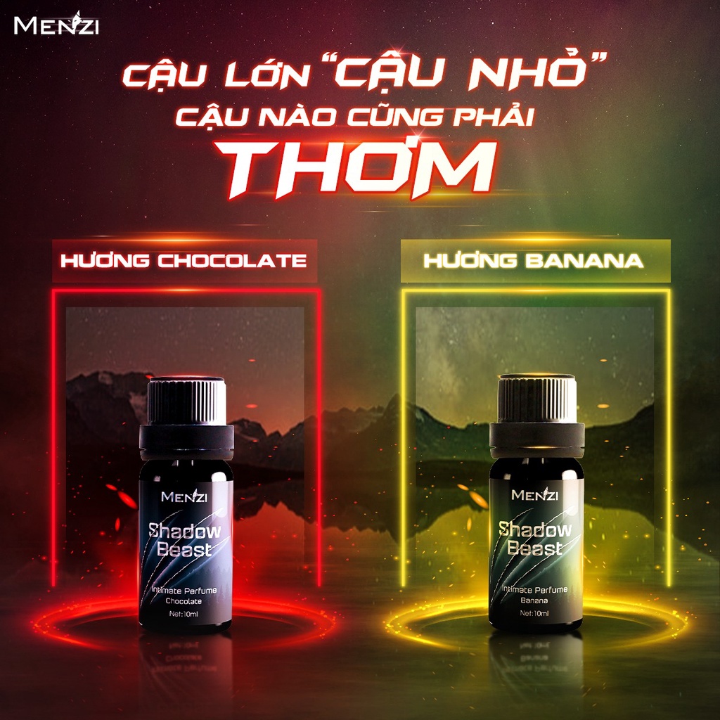 Nước Hoa Vùng Kín Giúp Vùng Kín Luôn Thơm Tho, Menzi Chocolate Hương Quyến Rũ 10ml/chai