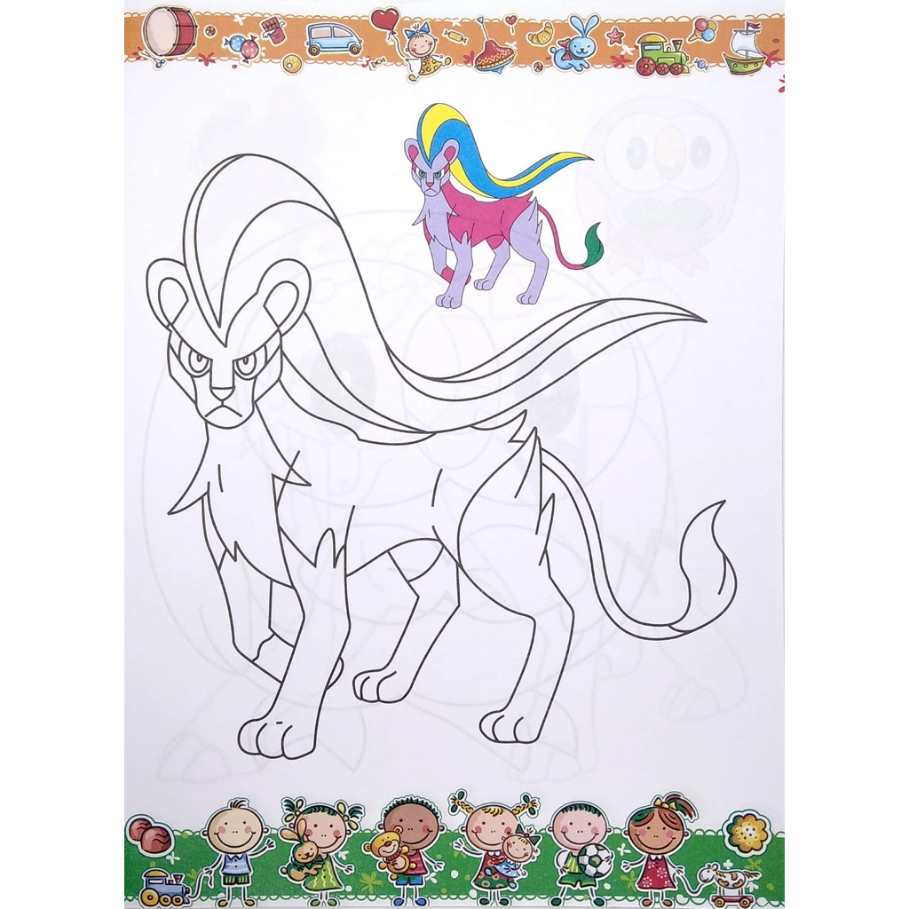 Sách Bé Tô Màu Pokemon - Tập 4