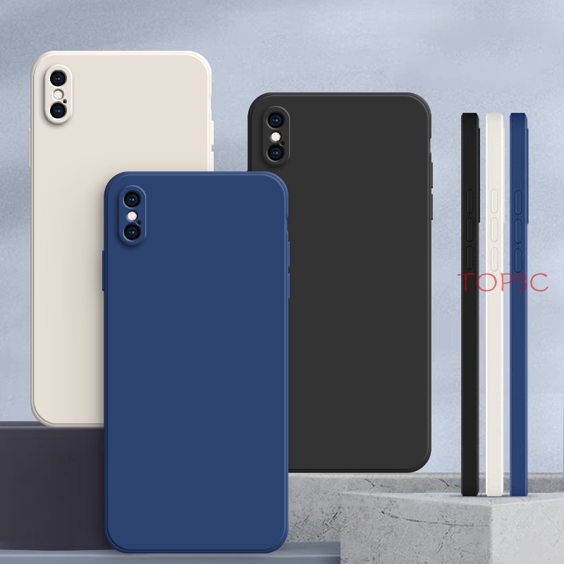 Ốp Điện Thoại Màu Trơn Cho iPhone Xs max X XR 8 plus 7 plus 6 plus 6 plus se2 6 6s YT