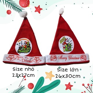 Nón Noel dễ thương dành cho trẻ em và người lớn