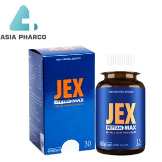 Jex Max - hỗ trợ giảm đau, tăng cường tái tạo sụn khớp, tăng độ bền, dẻo dai, giảm đau xương khớp (30 viên)