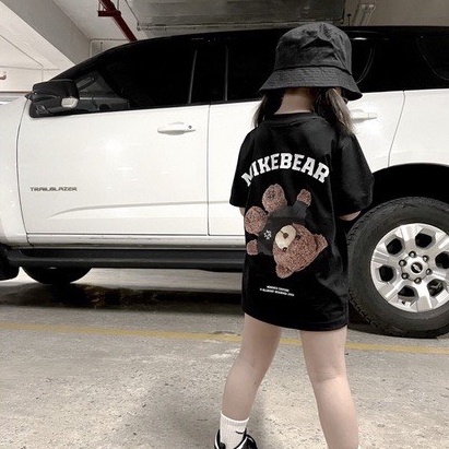 Áo thun tay lỡ Mikebear cho bé và gia đình , áo phông trẻ em unisex sunkids