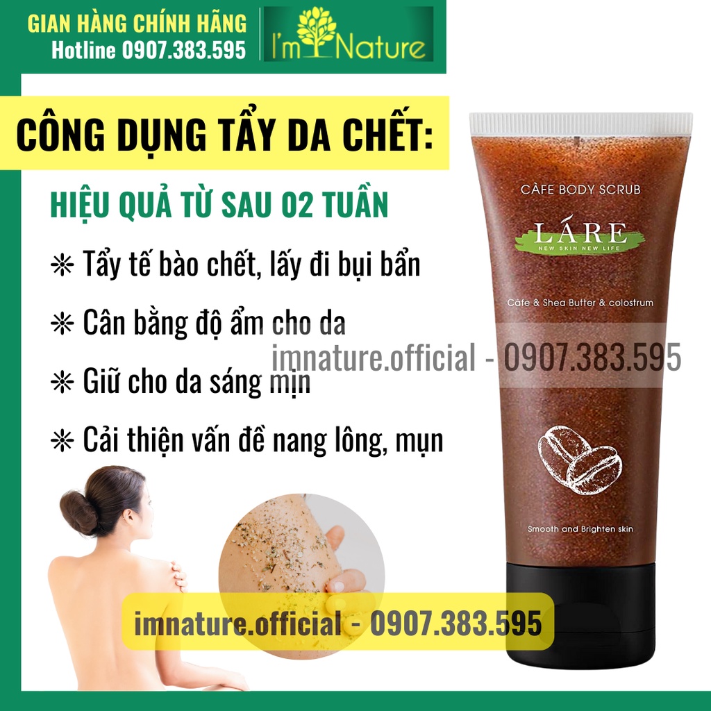 Kem Tẩy Da Chết Body Thanh Dược Láre