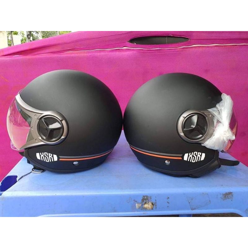 Nón/mũ bảo hiểm 3/4 yamaha kiểu tròn- nhập INDOSIA_ có trầy xước.