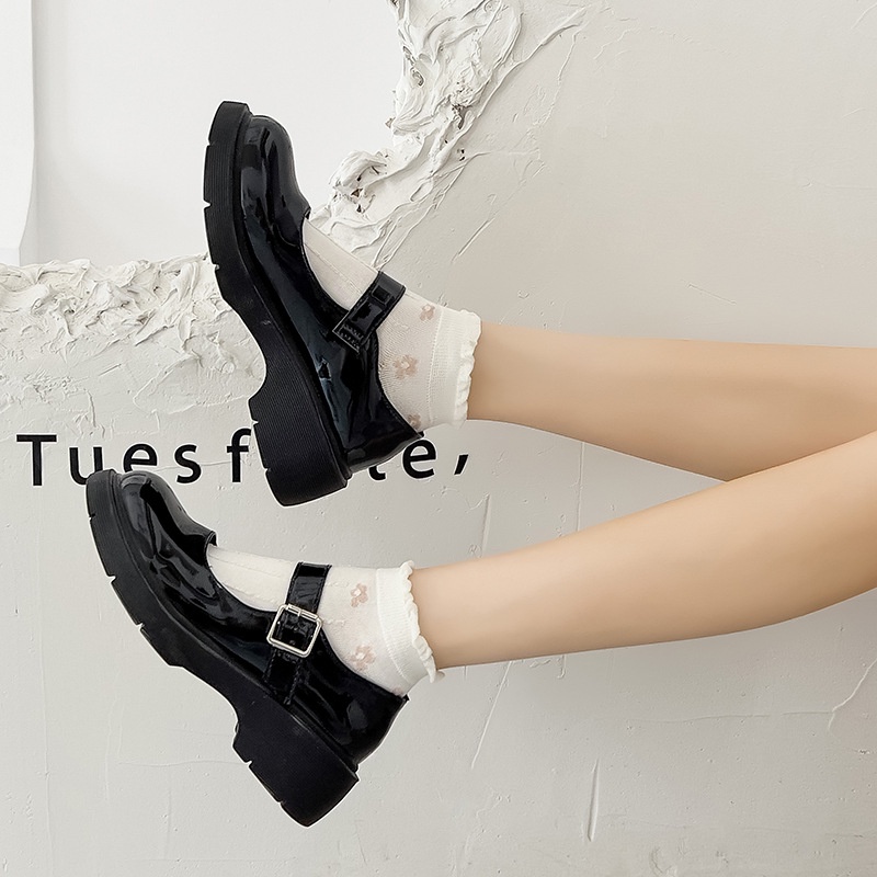 Set 5 Đôi Vớ Cổ Thấp Phối Ren Thoáng Khí Mềm Mại Thời Trang Mùa Đông Cho Nữ