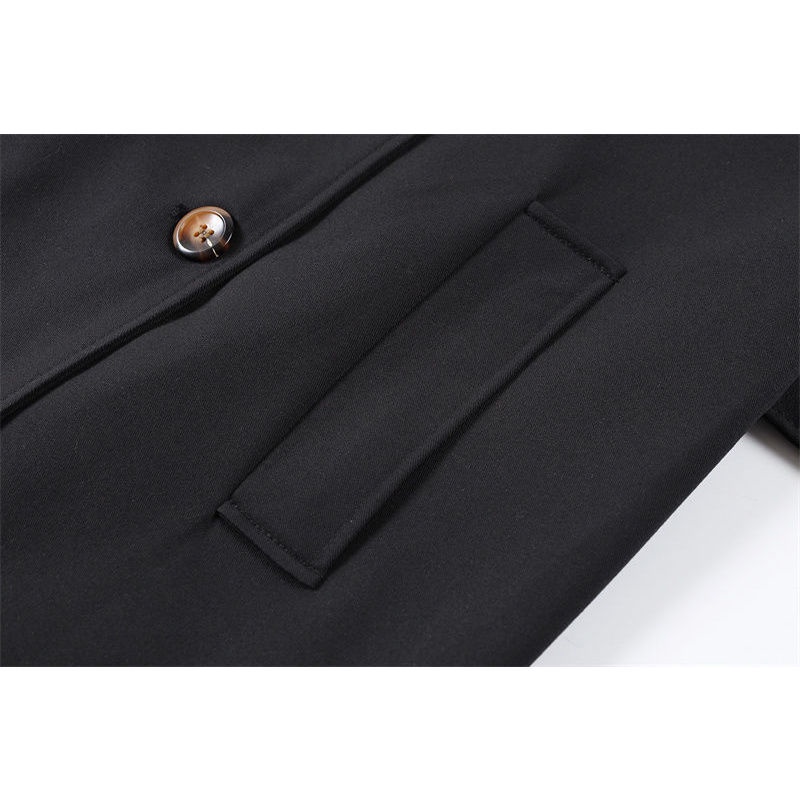 Áo Khoác Dáng Dài Thiết Kế Mới Thời Trang Mùa Xuân Thu Theo Phong Cách Hàn Quốc Cho Nữ