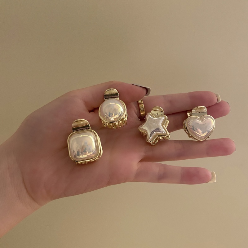 Kẹp Tóc Hình Tròn Lấp Lánh Thời Trang Cho Nữ