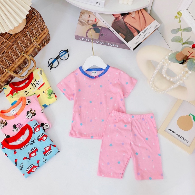 Bộ bozip ba lỗ  xuất dư loại 1 cho bé trai và gái