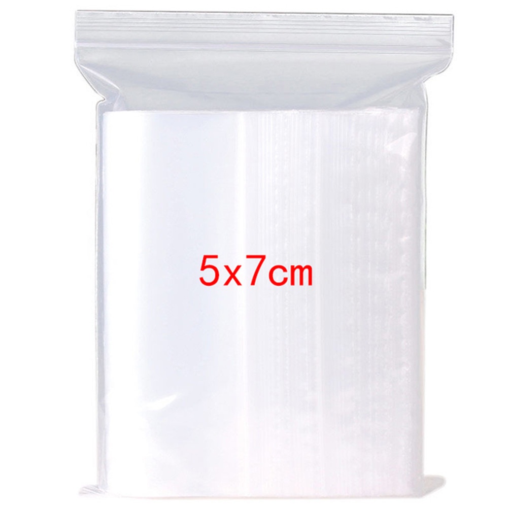 [flash Sale] Set 100 Túi Nhựa Hút Chân Không Đựng Thực Phẩm Tươi Mới s / m / l