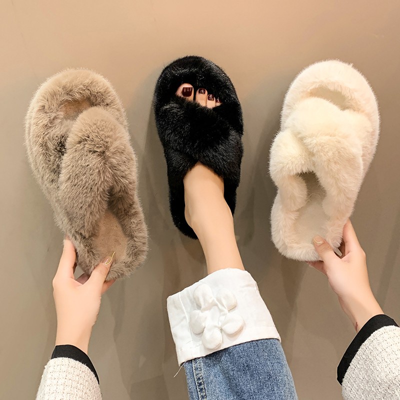 Dép Bông Mùa đông Dép đi Trong Nhà ấm áp Dép Dễ Thương Sang Trọng Có Thể được Sử Dụng Trong Nhà Và Ngoài Trời MTX04