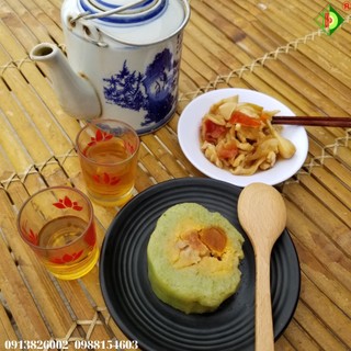 Bánh Tét Bồ Ngót Thập Cẩm [Bánh tét Trà Cuôn Hai Lý tại Trà Vinh]