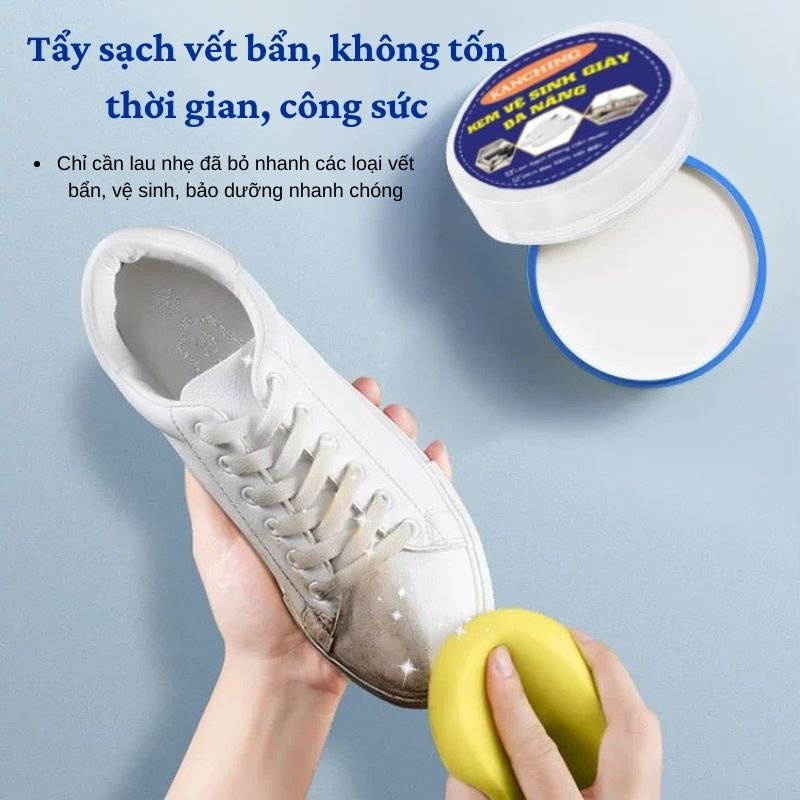 Sáp Lau Giày Đa Năng Tiết Kiệm Kem Vệ Sinh Giày Siêu Sạch SUN.Z