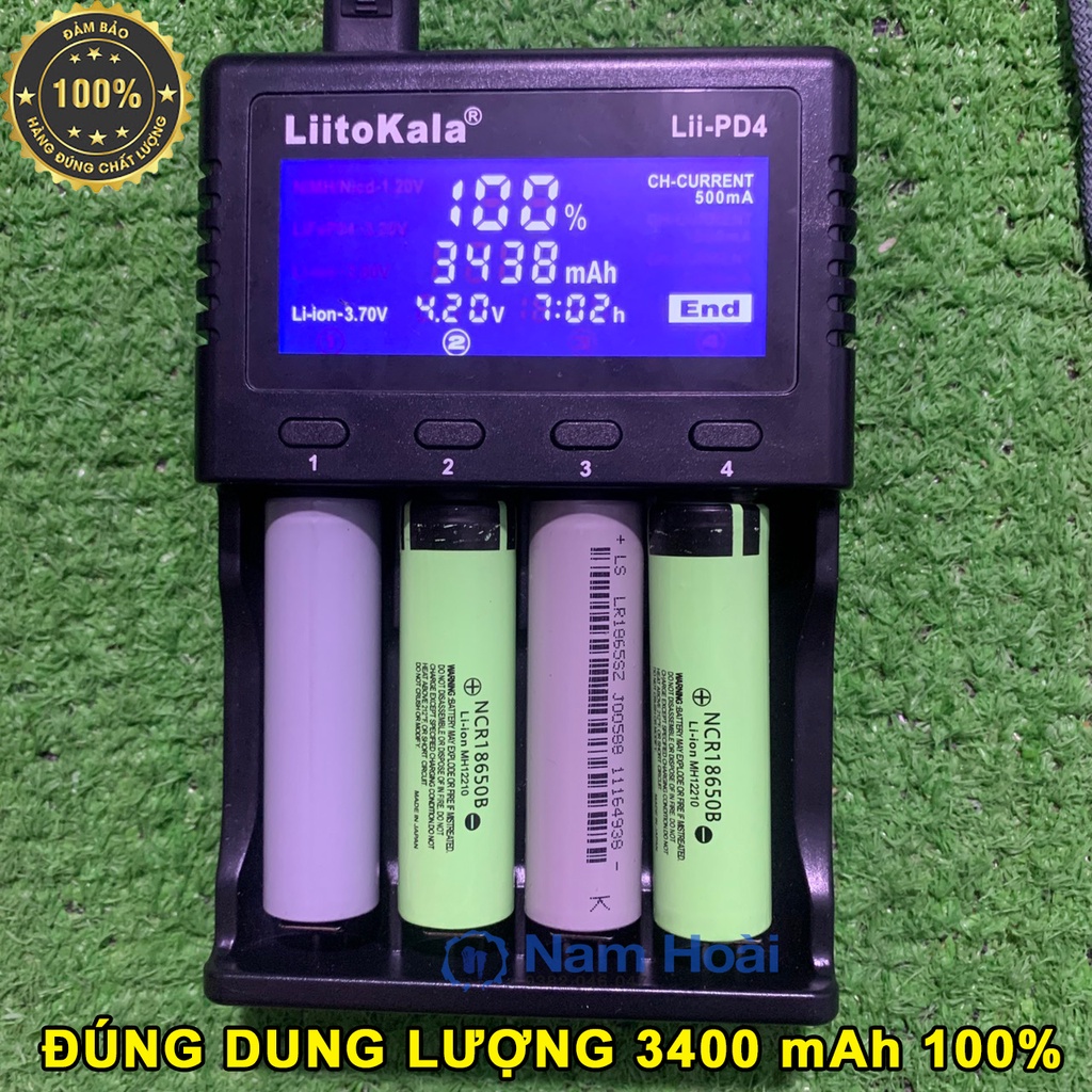 CELL PIN 18650 PANASONIC NCR18650B -  XẢ 10A mới 100%