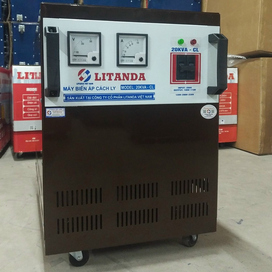 BIẾN ÁP CÁCH LY 20KVA 1 PHA