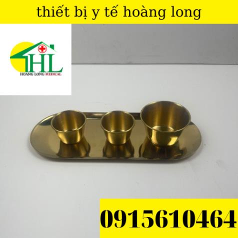 Dụng Cụ Spa Inox Mạ Vàng: Bát Spa Inox, Khay Inox Mạ Vàng Sang Trọng