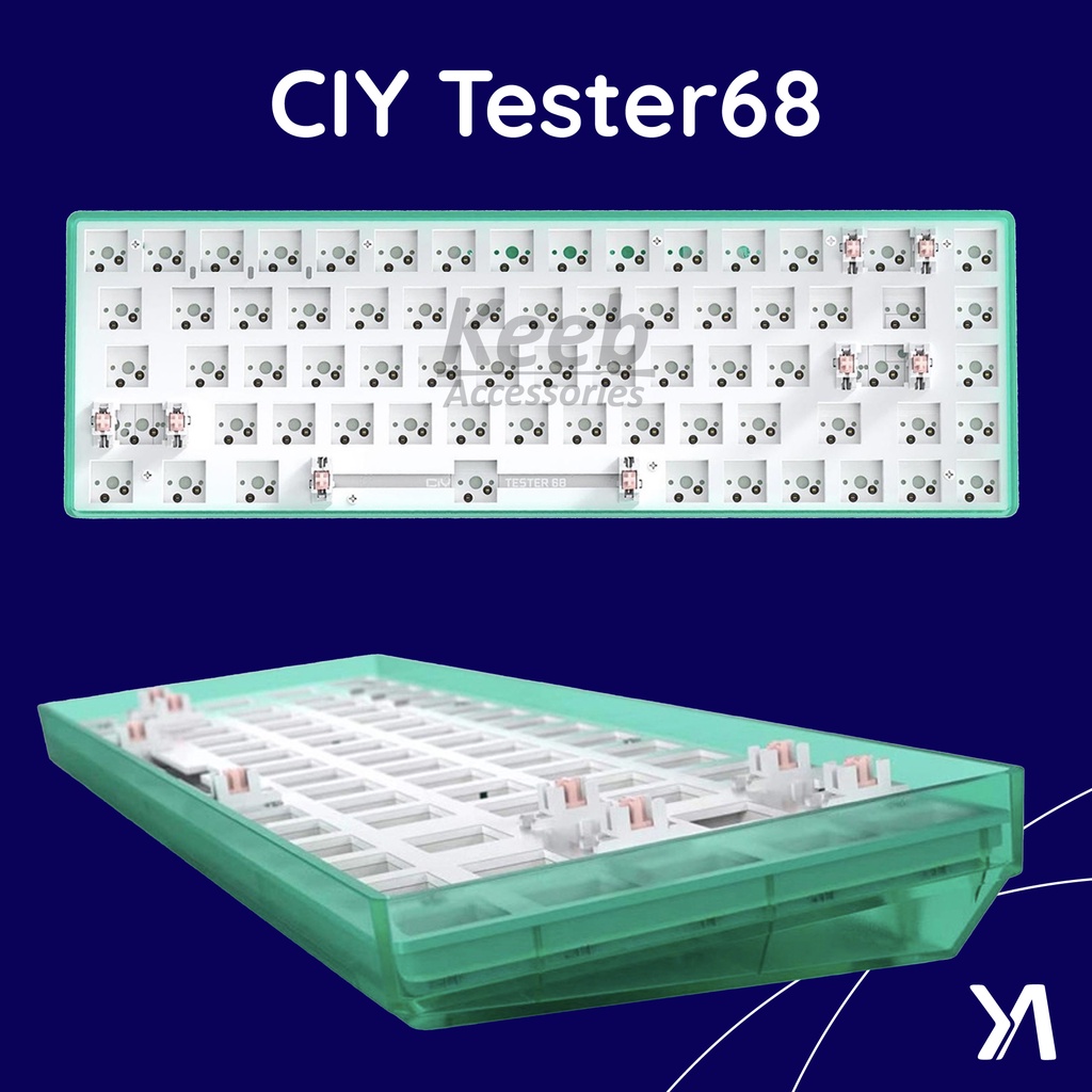 Kit Bàn Phím Cơ TESTER68 V2 | Keeb Accessories Store