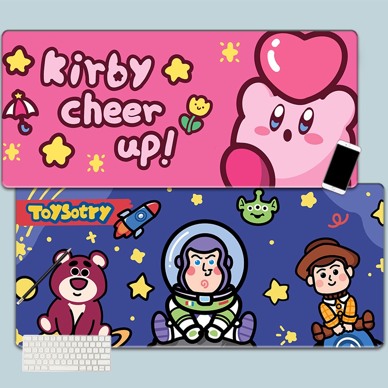 Bán Chạy Hàng Sẵn Sàng❀Tấm Lót Chuột Bàn Phím Máy Tính Oversized Chống Trượt Hình Buzz Lightyear Dễ Thương