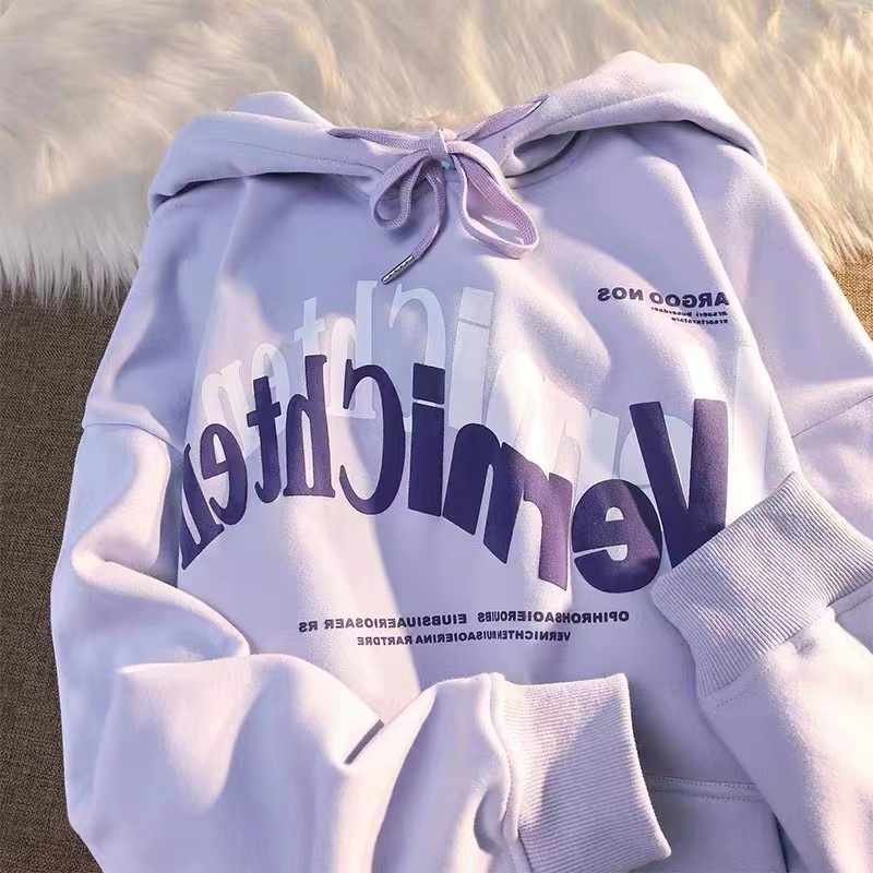 Áo hoodie SUXI dài tay phong cách Hàn Quốc trẻ trung dành cho nữ