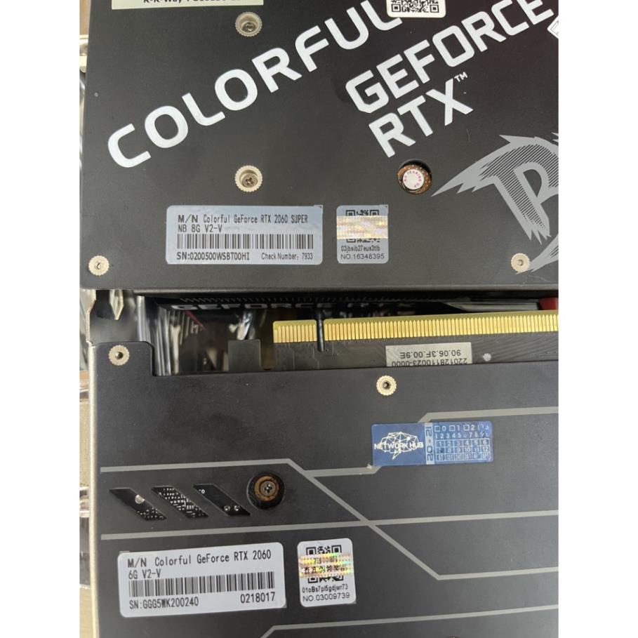 VGA RTX 2060,2060 SUPER 6G,8G,12G Các Hãng Còn Đẹp Còn Bảo Hành Chính Hãng Lâu