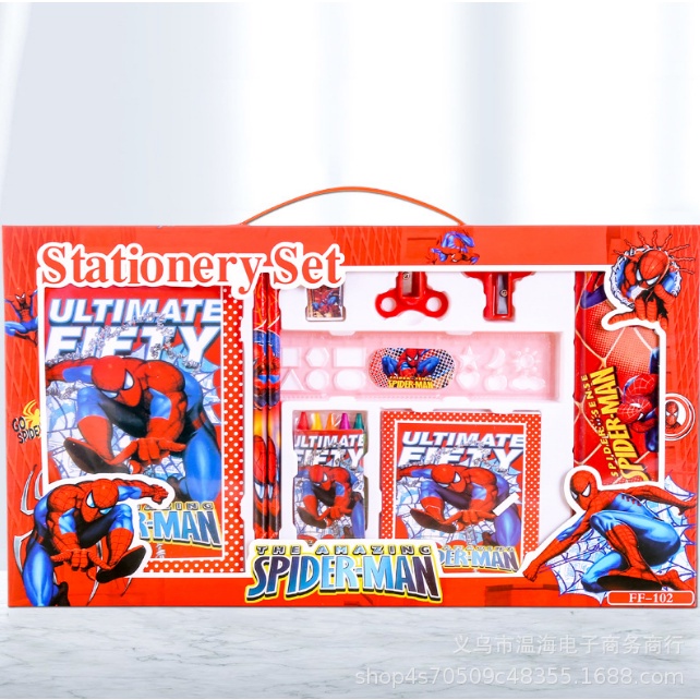 [Hàng sẵn] Bộ văn phòng phẩm sáng tạo sáu món cho các bé. Đồ dùng học tập cho trẻ em. Kèm hộp quà xinh xắn cho bé.