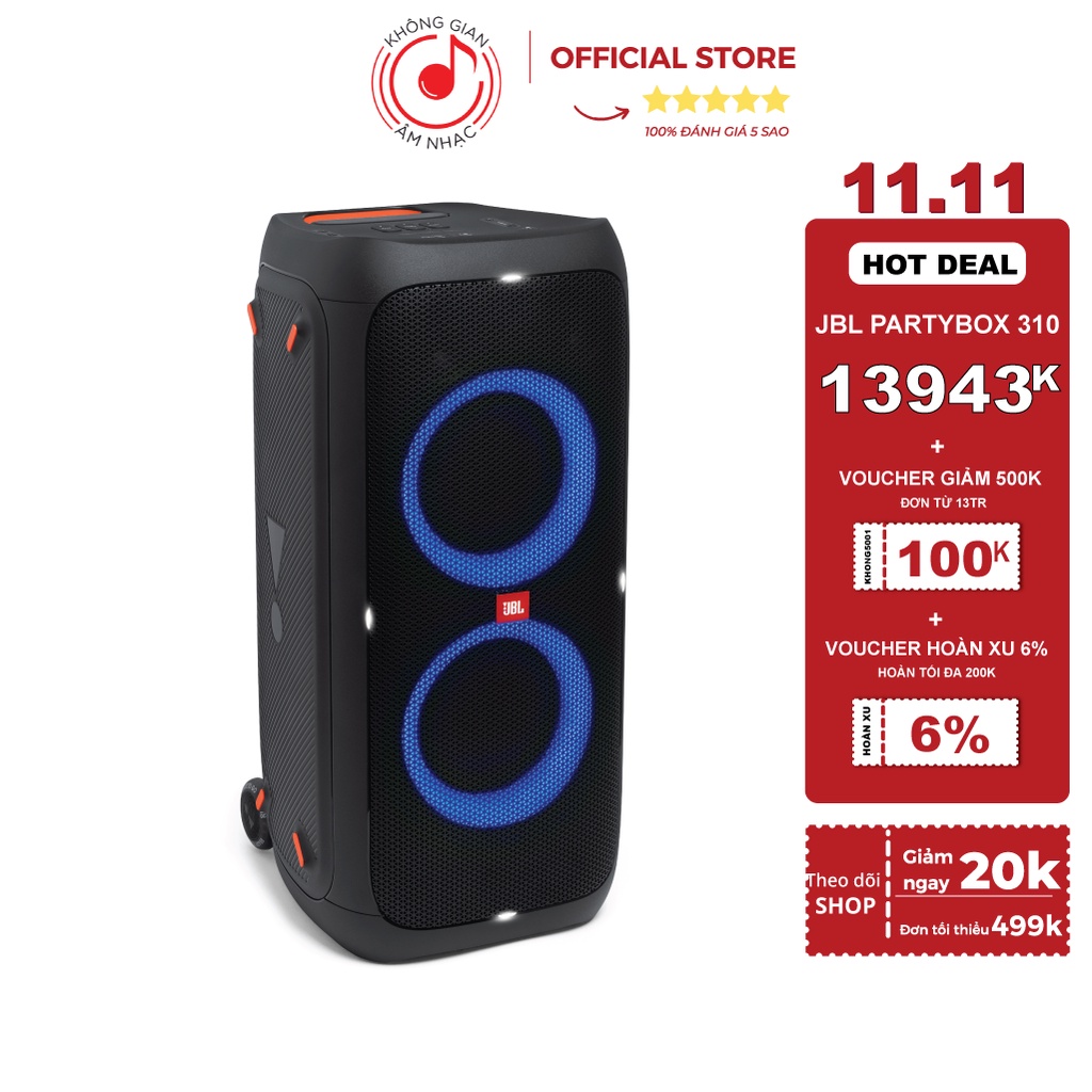 Loa Di Động JBL Partybox 310 - Chính Hãng PGI