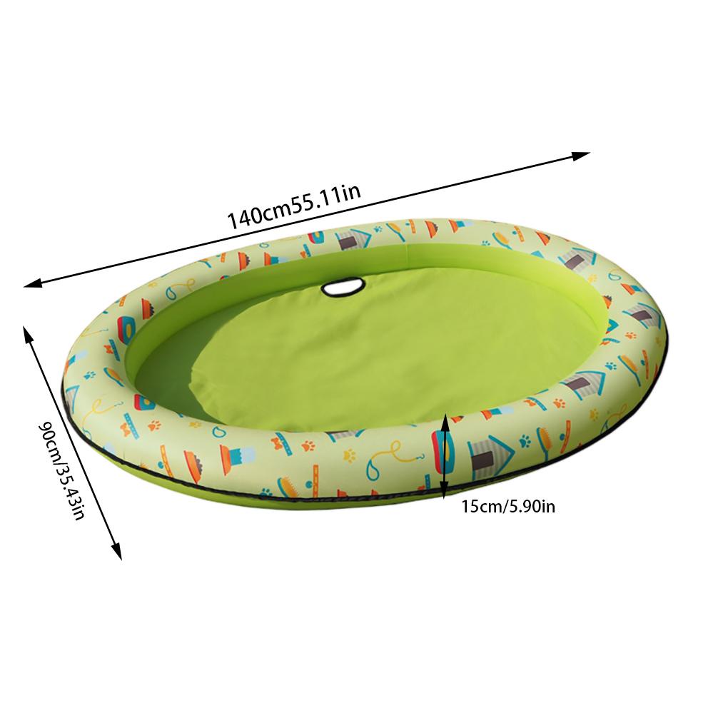 Phao Bơi Bơm Hơi Bằng PVC In Họa Tiết Độc Đáo Cho Thú Cưng