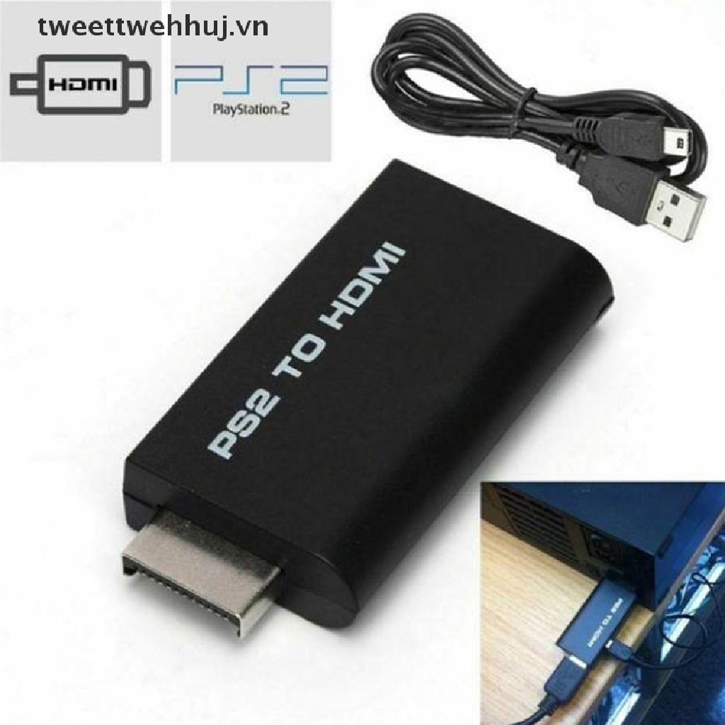 Bộ Chuyển Đổi Video PS2 Sang HDMI Với Đầu Ra Âm Thanh 3.5mm Cho HDTV Vn