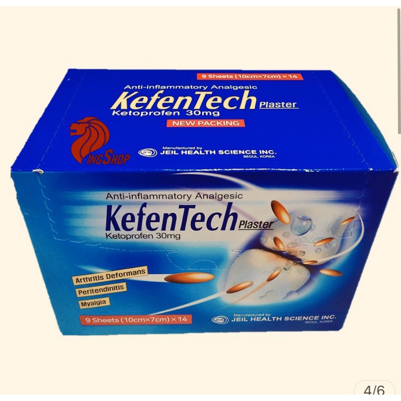 KEFENTECH CAO DÁN GIẢM ĐAU XƯƠNG KHỚP