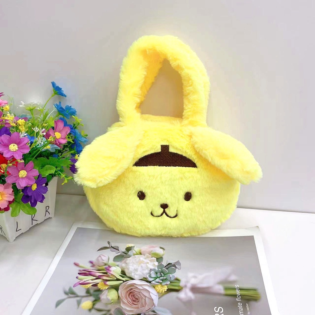 SANRIO Túi Đeo Vai Cỡ Lớn In Họa Tiết Hoạt Hình Dễ Thương