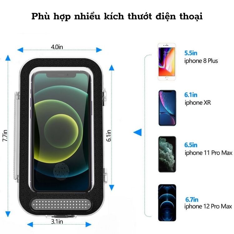 Giá Đỡ Điện Thoại Xe Máy Kẹp Đt Xe Máy Chống Nước Gắn Điện Thoại Trên Xe Máy Đa Năng