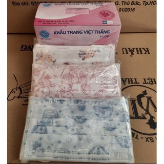 Khẩu trang trẻ em 4 lớp Việt Thắng