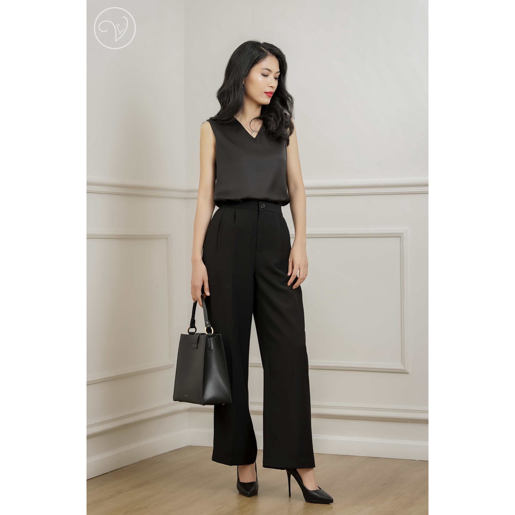 Fary Trouser - Quần tây nữ công sở ống rộng thiết kế cao cấp của Anmier - Phong cách cổ điển, sang trọng, thanh lịch