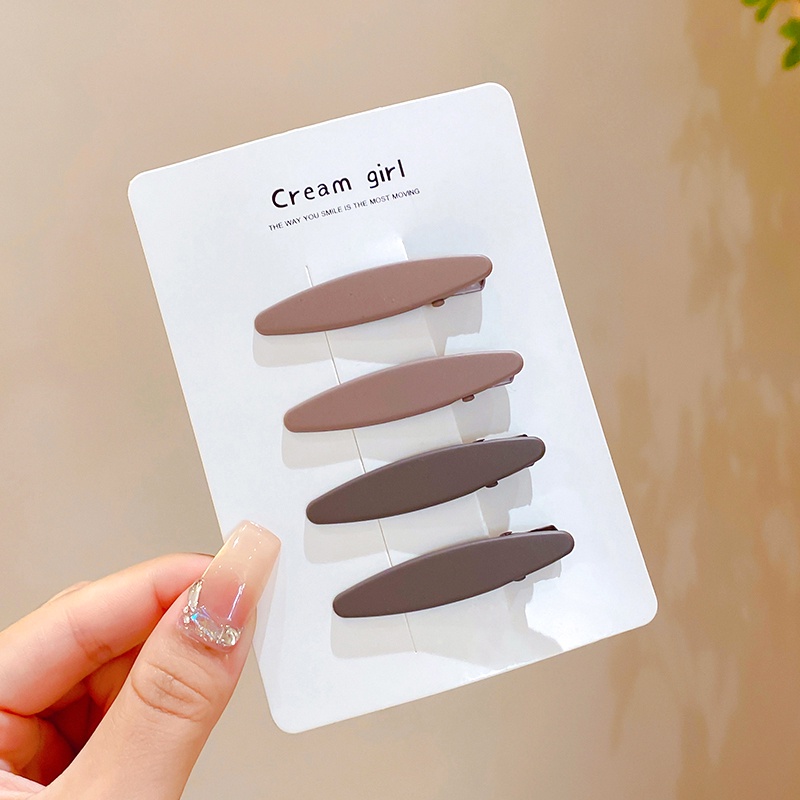 Set 3 / 4 Kẹp Tóc Màu Sắc Đơn Giản Chất Lượng Cao