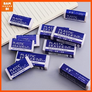 Tẩy gôm mềm Plastic màu trắng