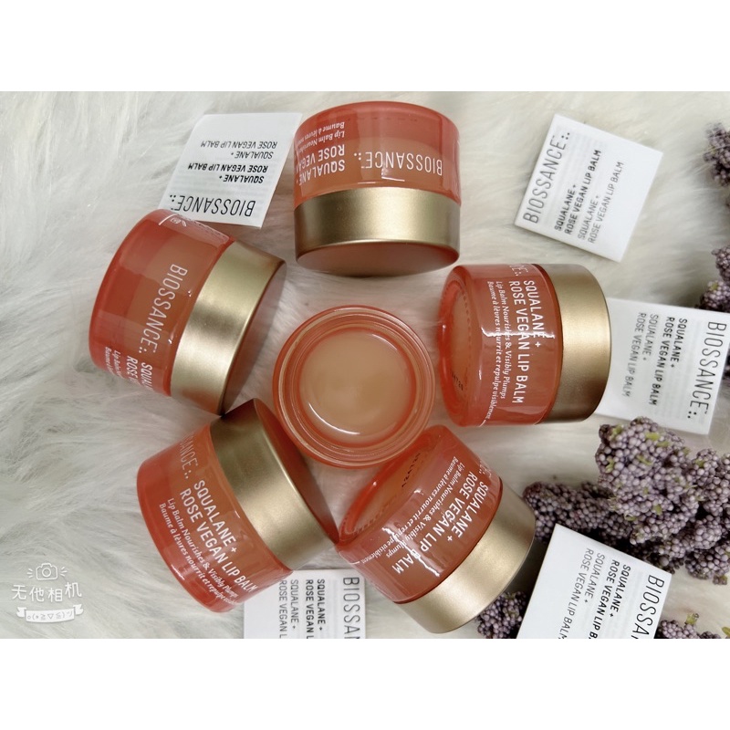 Sáp dưỡng môi Biossance SQUALANE + ROSE VEGAN LIP BALM b