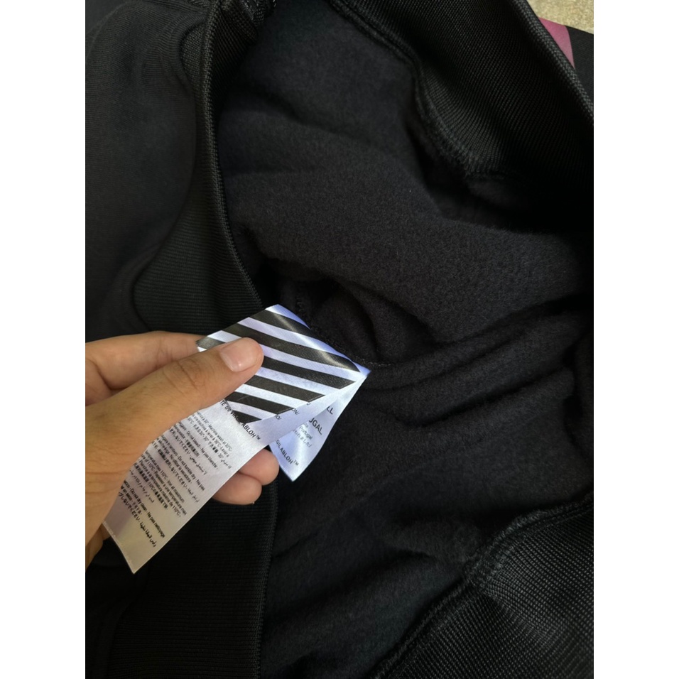 Áo Hoodie Zip Off White Gradient Phối Màu Chất Áo Nỉ Bông Chính Phẩm Dày Dặn 800-900 gram Form Âu